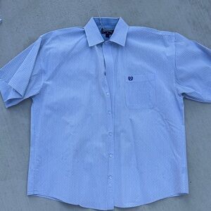 Classic Light Blue Dress Shirt for Men